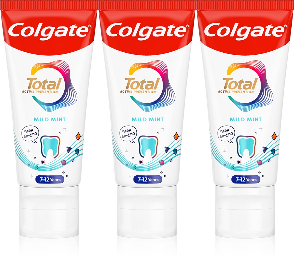

Зубная паста Total Junior для глубокой чистки зубов и полости рта у детей Colgate, 3× 50 мл