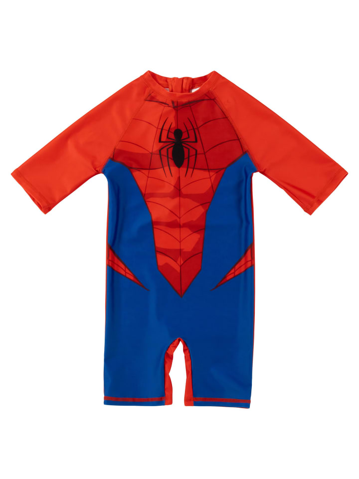 

Купальник Marvel Spiderman с защитой от УФ-излучения 50+, цельный, сине-красный