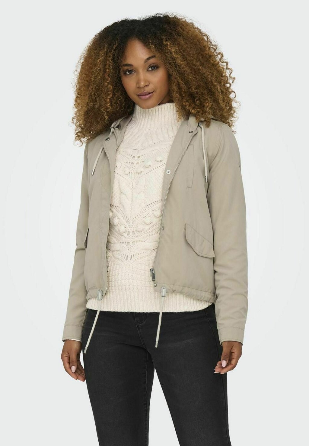 

Куртка межсезонная Übergangs ONLY, цвет white pepper