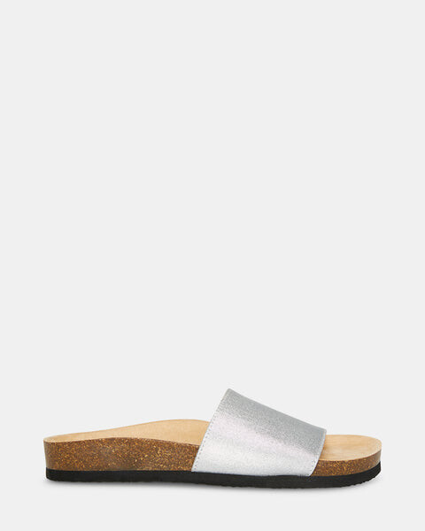 

Шлепанцы Gravity Steve Madden, серебряный