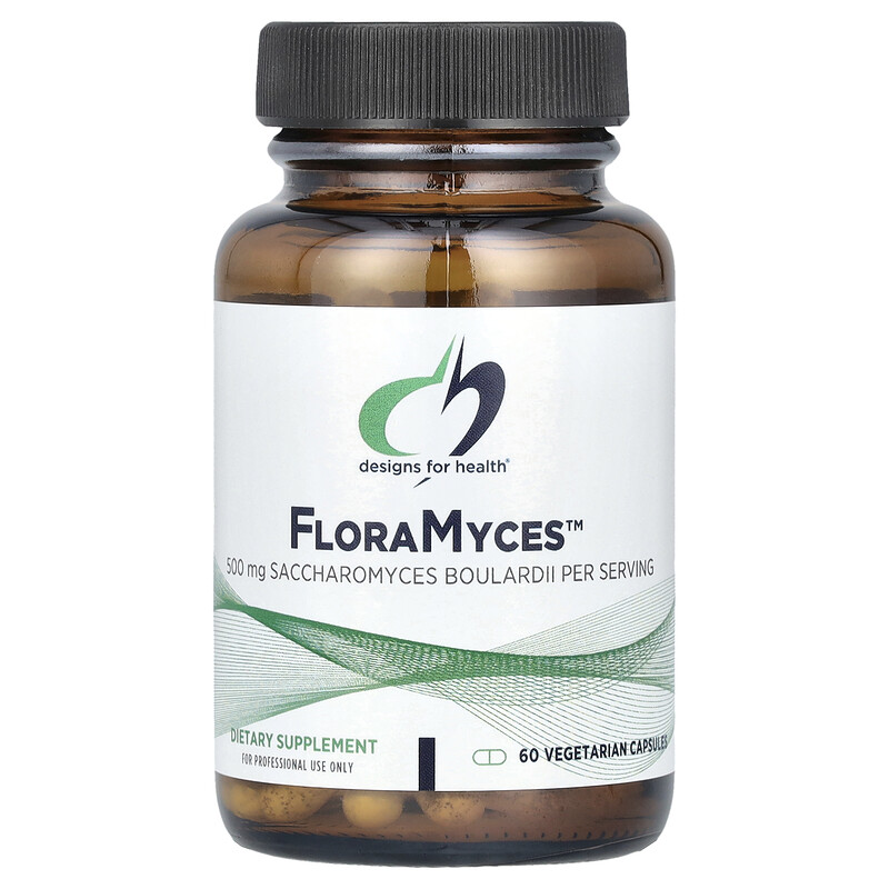 

Designs For Health, FloraMyces, 500 mg, 60 Vegetarian Capsules (250 mg per Capsule)