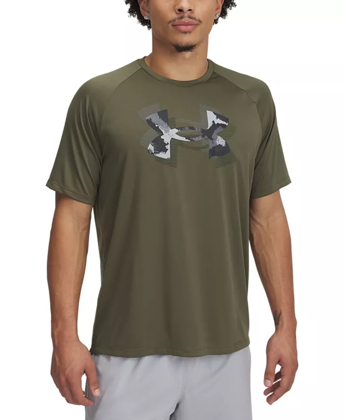 

Мужская футболка с логотипом Graphic Under Armour, зеленый