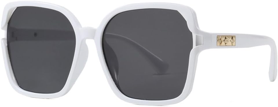 

Солнцезащитные очки с градиентным покрытием для женщин, большие очки для мужчин, ретро-очки, черные солнцезащитные очки, защитные очки от УФ-излучения UV400, модные очки JWMSXYQR, 08