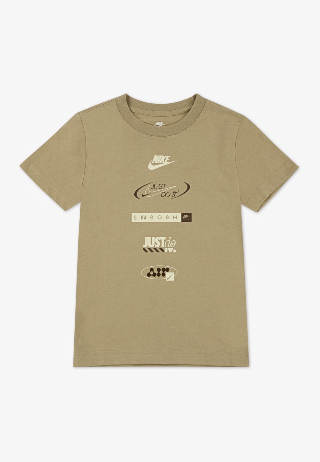 

Футболка с принтом BRANDMARK STACK Nike Sportswear, бежевый