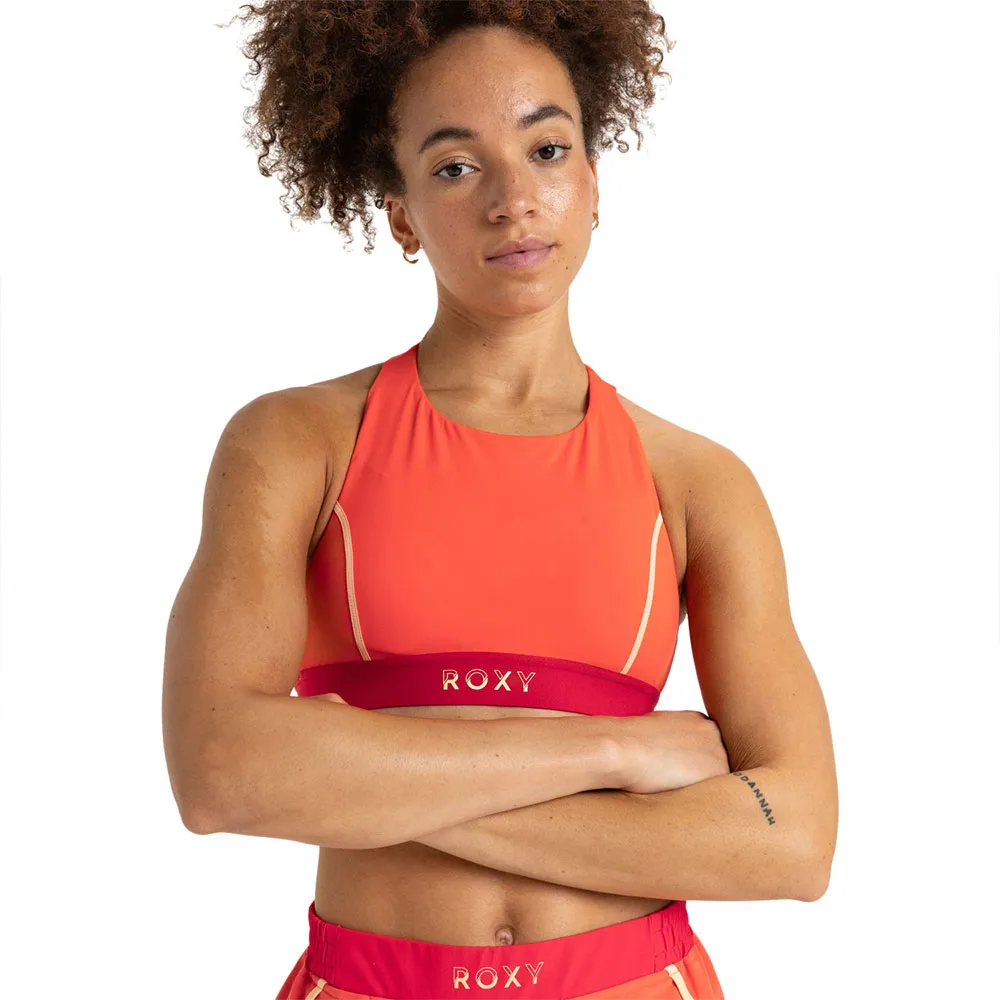 

Спортивный бюстгальтер Roxy Bold Moves 2.0 sports bra, оранжевый
