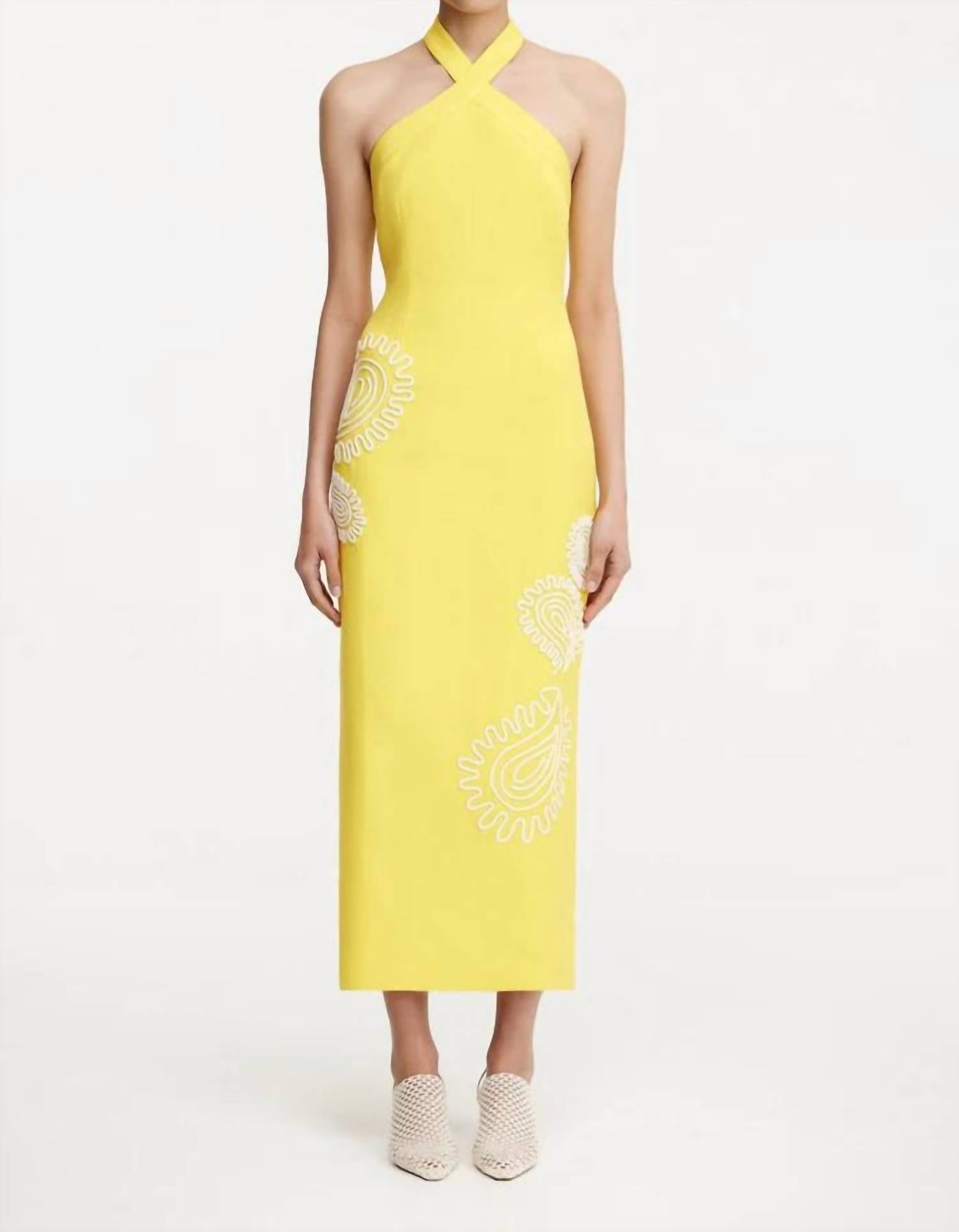 

Женское платье Carly миди лимонного цвета SIGNIFICANT OTHER, Lemon