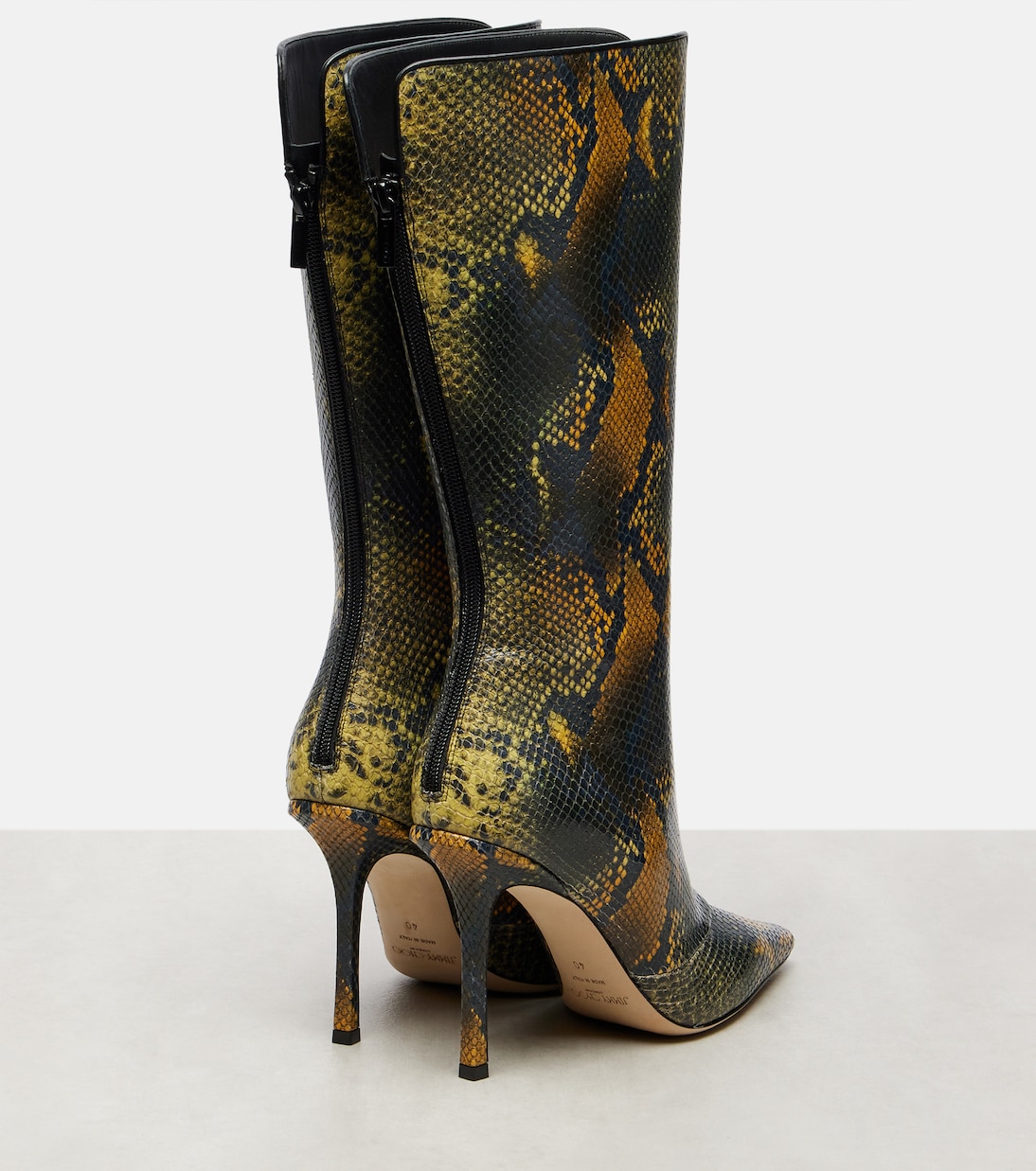 Сапоги Archive Boot 100 из кожи до колена Jimmy Choo, разноцветный — фото 2