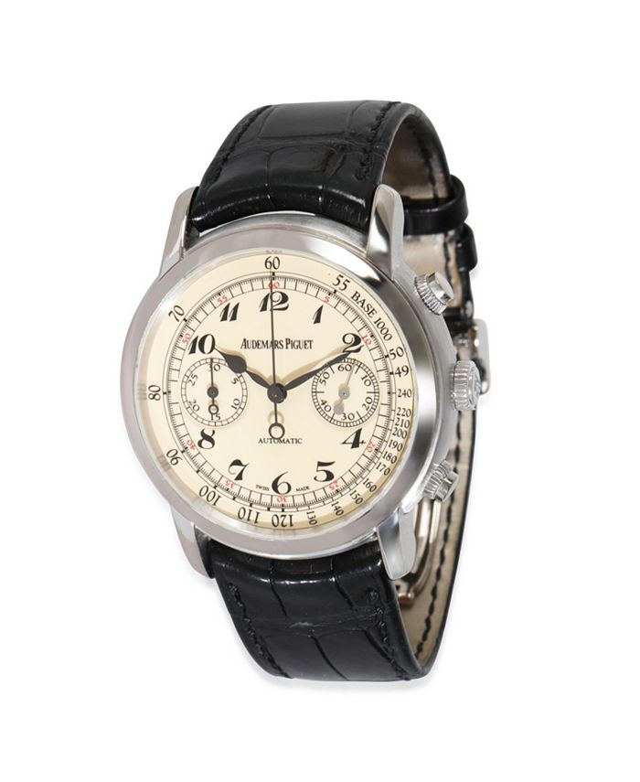 

Белый золото Jules Audemars 26100BC.OO.D002CR.01 43.10 Pre-Owned Audemars Piguet, черный