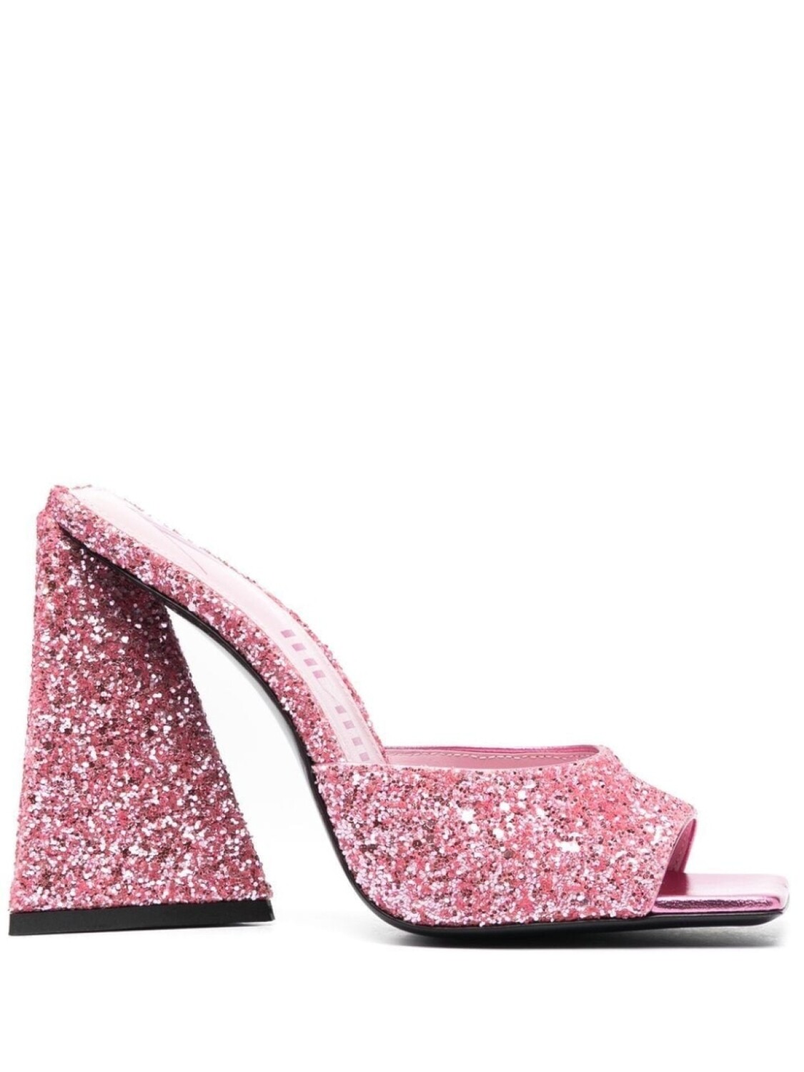 

The Attico Devon 115mm sequin-embellished mules, розовый