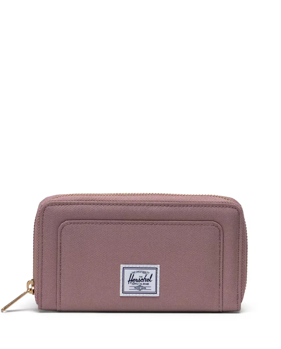 

Розовый экологичный женский кошелек для монет на молнии Herschel, цвет Rosa
