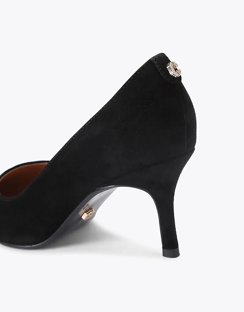 Туфли на каблуке Carvela Pompeii из черной замши — фото 4