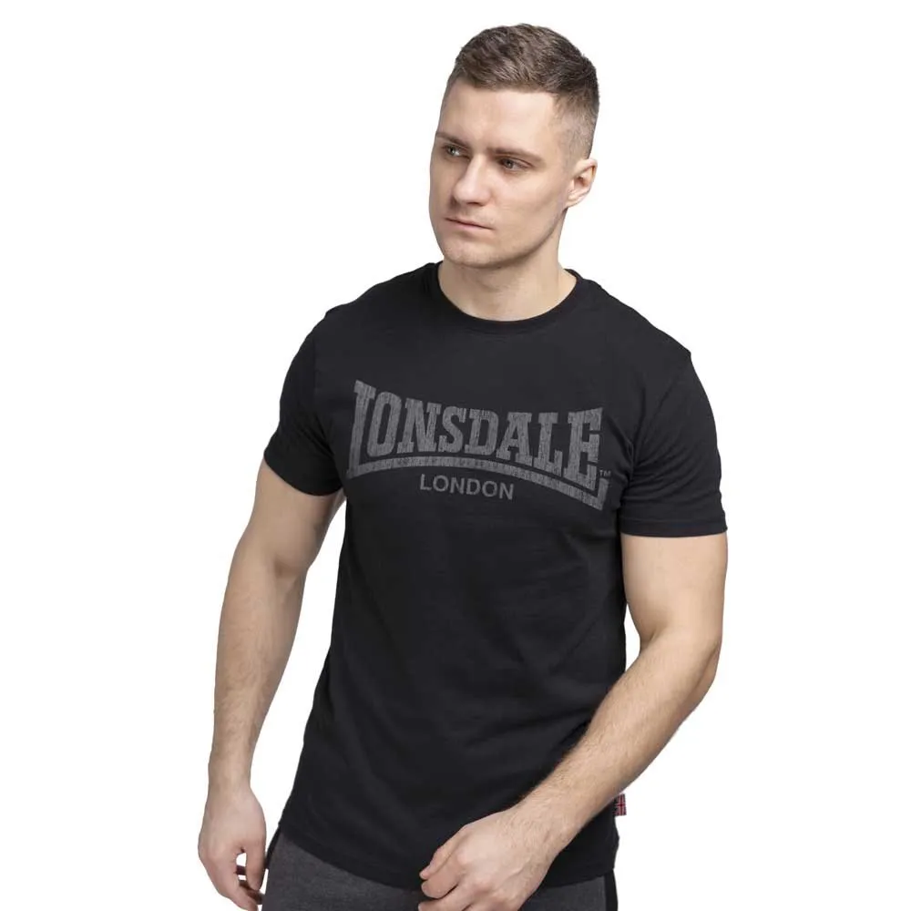 

Футболка с коротким рукавом Lonsdale Logo Kai, черный