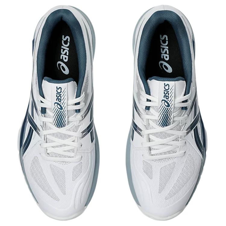 Powerbreak Ff White Vintage Indigo Asics, Бело-синий — фото 3