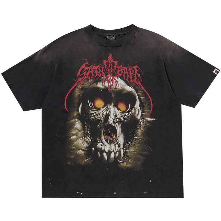 

Футболка BAPE x SAINT Mxxxxxx SAINT Bape Tee, Black