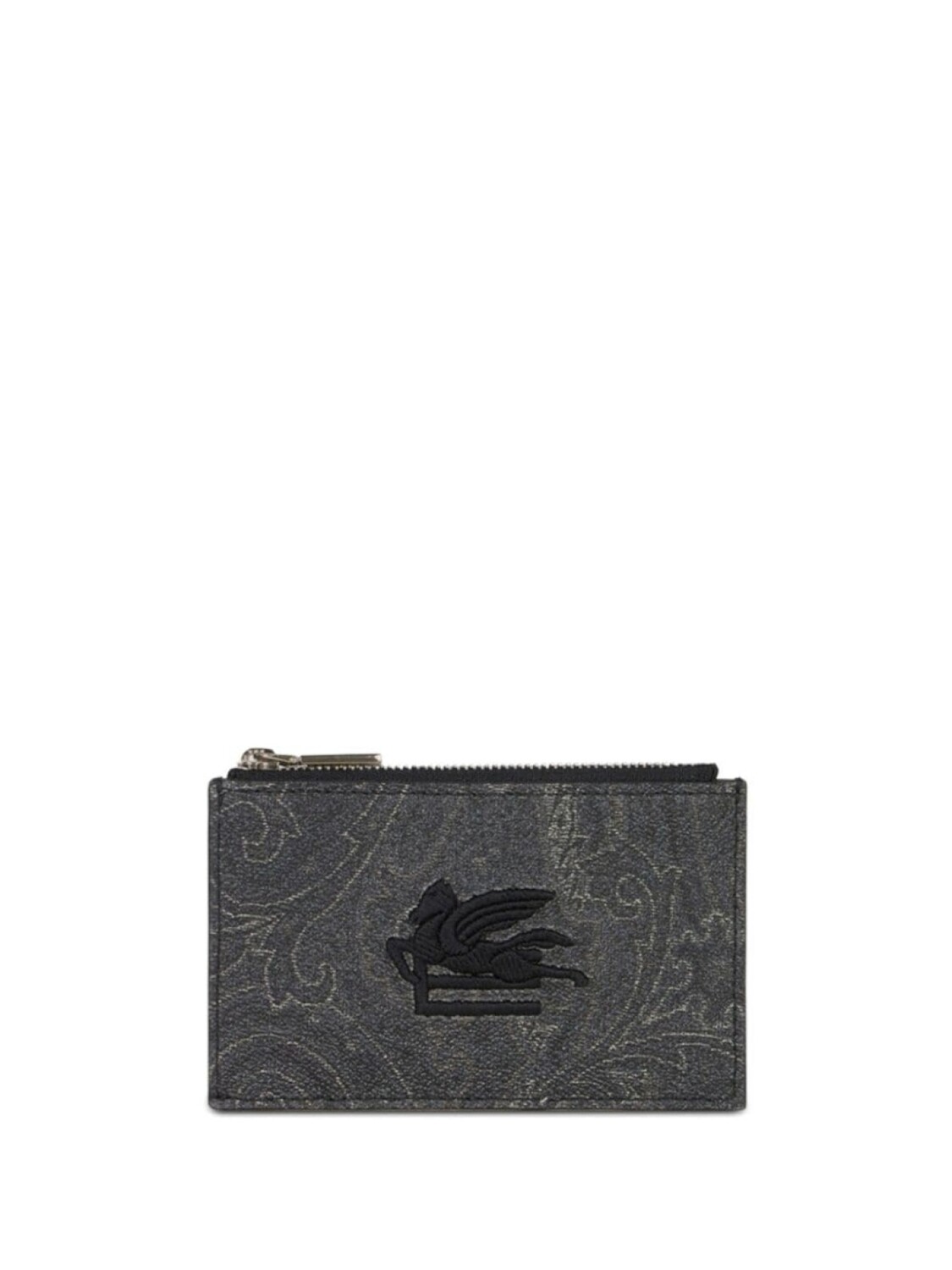 

ETRO кошелек с узором пейсли, серый