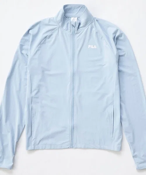 Детская UV-куртка FILA с контактным охлаждением, рашгард, светло-серая