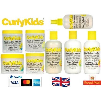 Curly Kids Уход за волосами смешанной текстуры Спрей-крем-кондиционер с заварным кремом Полный спектр All Brands — фото 4