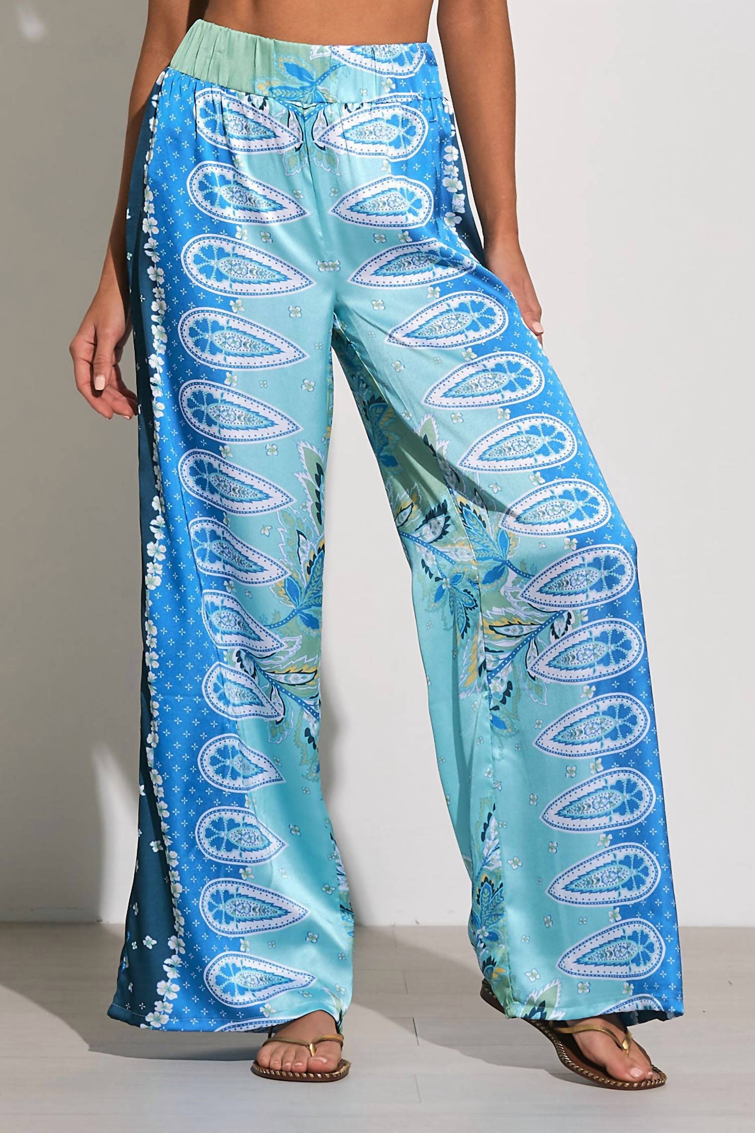 

Брюки Zade с абстрактным принтом ELAN, цвет abstract print