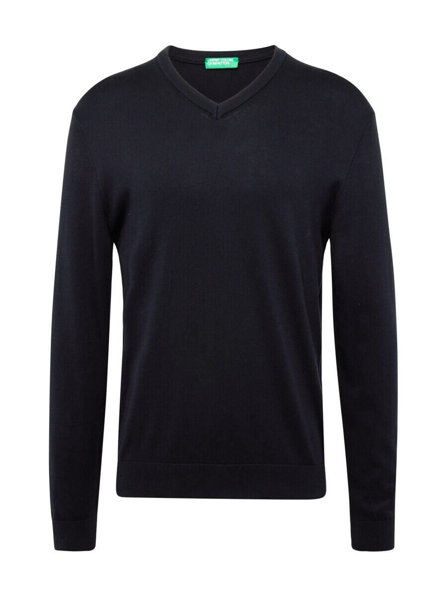 

Свитер с v-образным вырезом UNITED COLORS OF BENETTON Regular fit Sweater, черный