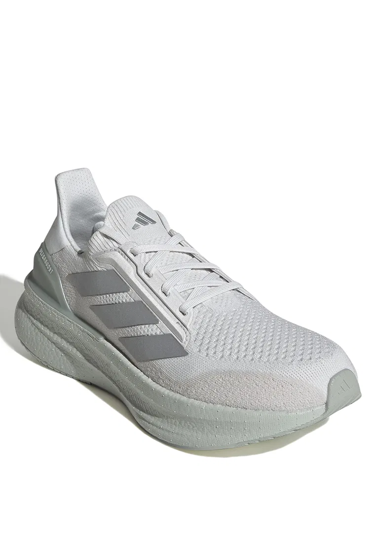 Кроссовки мужские спортивные, Ultraboost 5x, Adidas, белый/серый — фото 2