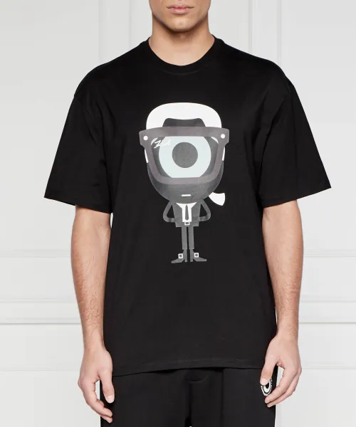 

Футболка Relaxed fit Karl Lagerfeld, черный