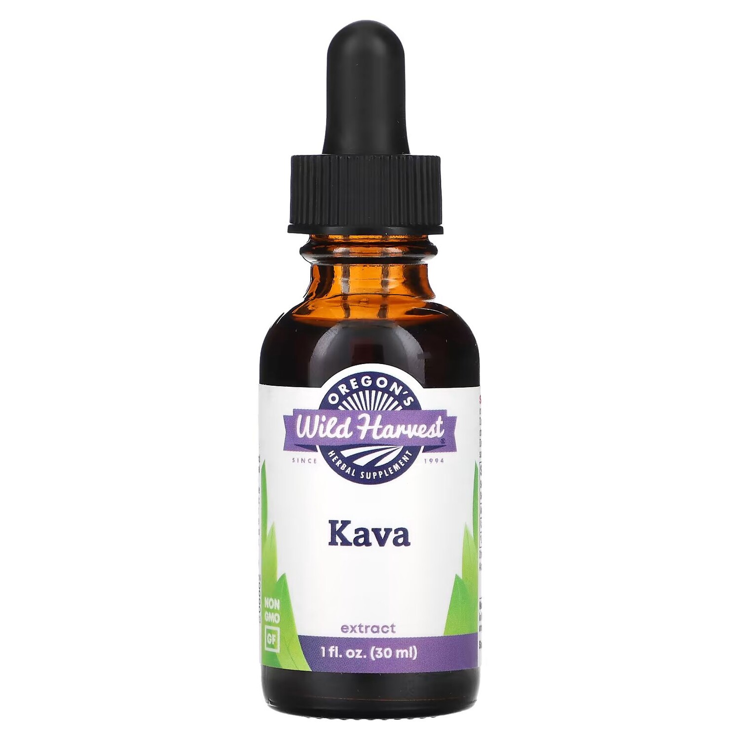 

Экстракт кавы, 1 жидкая унция (30 мл) Oregon'S Wild Harvest