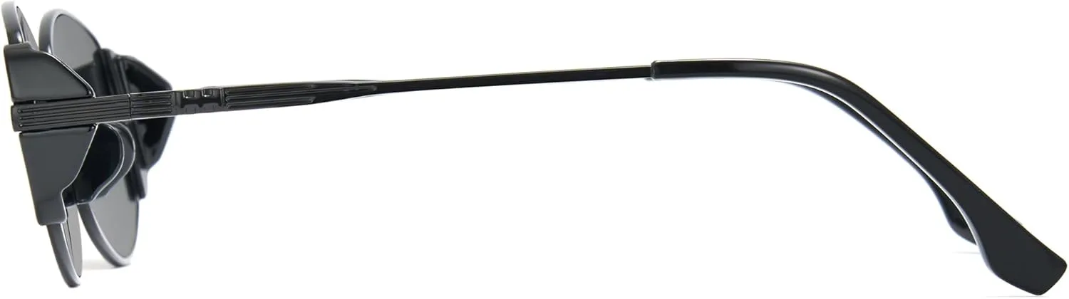 

Солнцезащитные очки Cyxus для женщин и мужчин, модные солнцезащитные очки с защитой от УФ-излучения для активного отдыха 1269, Black Bright Frame Grey Lens