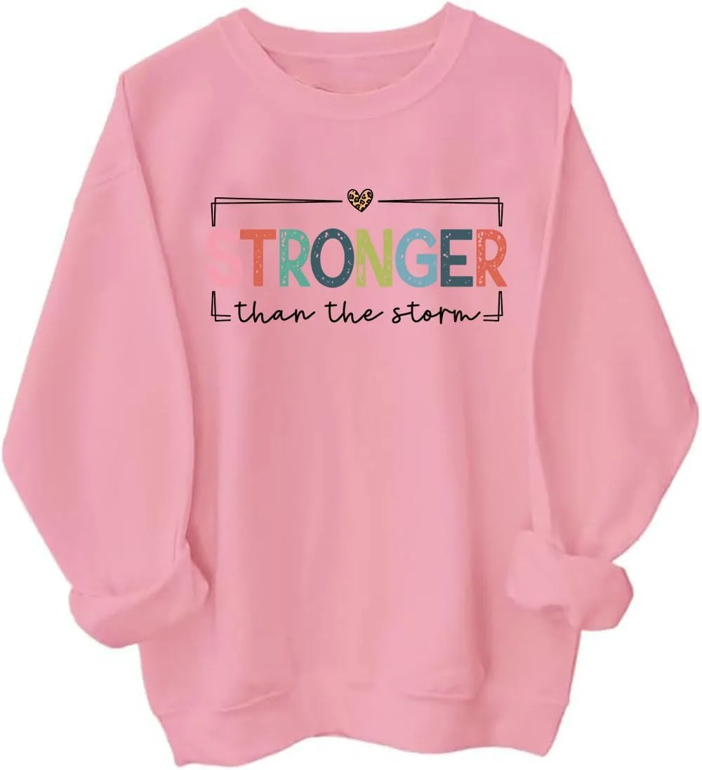 

Толстовка Stronger Than The Storm, худи Christian Inspirational Motivational KALRUP