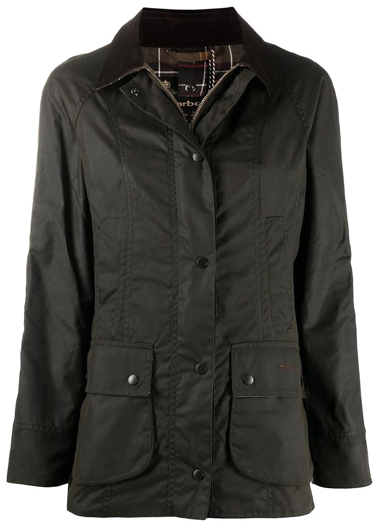 

Куртка Barbour Classic Beadnell Wax Jacket, зеленый