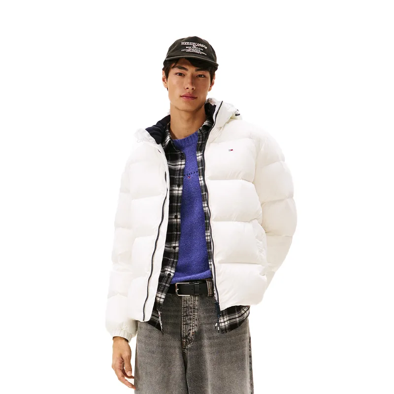Пуховик мужской Tommy Hilfiger, белый ybl