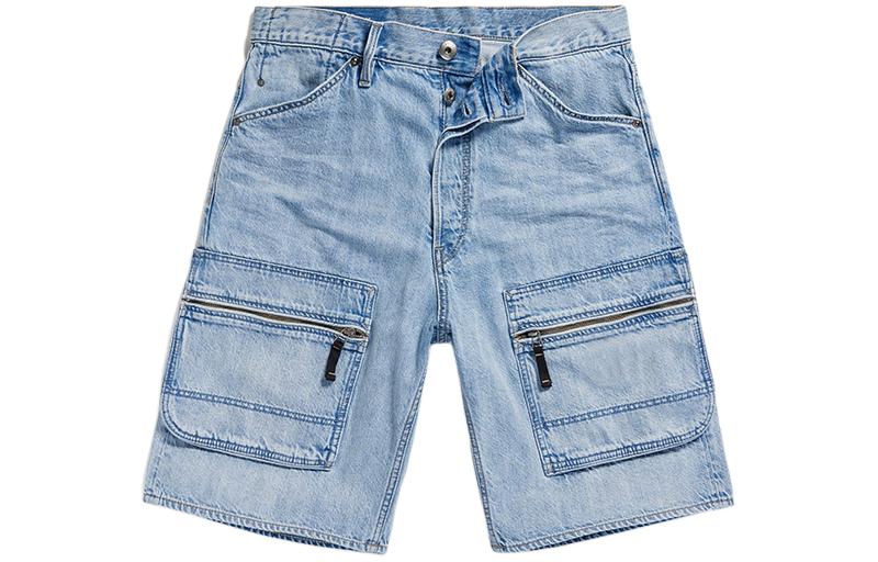 

G-STAR RAW Шорты джинсовые G STAR RAW мужские выцветший синий