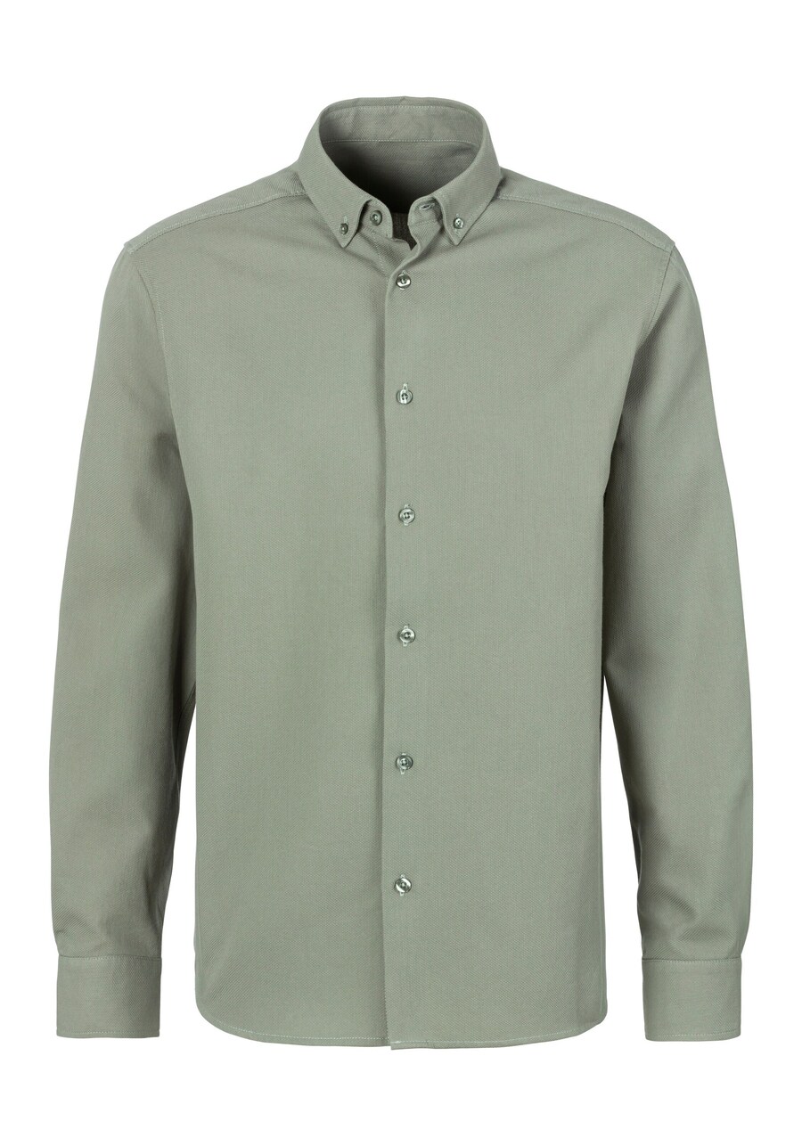 

Рубашка на пуговицах классического кроя H.I.S, пастельно-зеленый