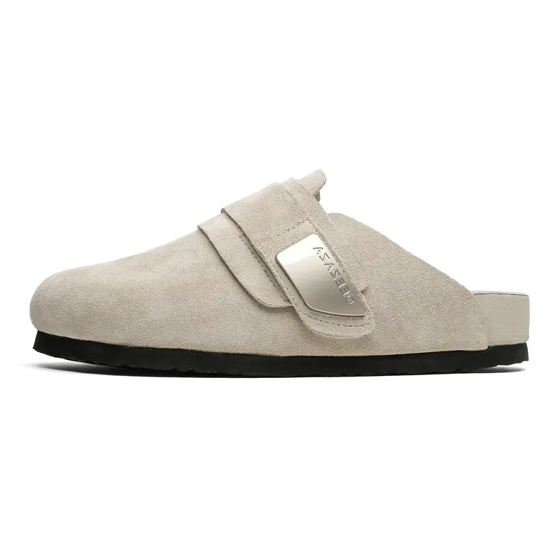 

PLO CART Закрытые тапочки унисекс бежевые, цвет Beige