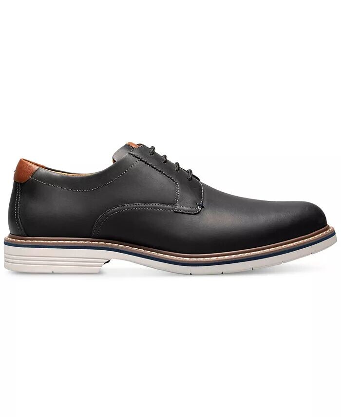 Мужские оксфорды из норфолкской кожи с простым носком Florsheim, черный — фото 2