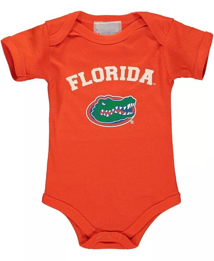 

Боди для мальчиков и девочек с логотипом Florida Gators Arch в оранжевом цвете Two Feet Ahead
