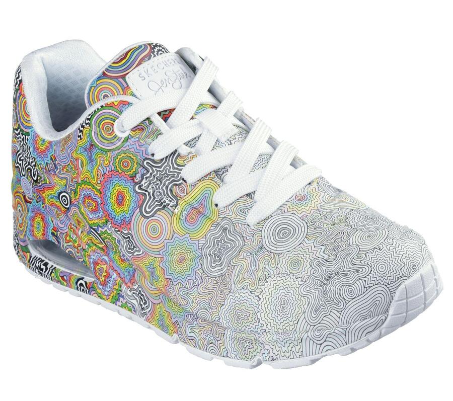 SKECHERS Женские кроссовки UNO KALEIDOSCOPE DREAM разноцветные