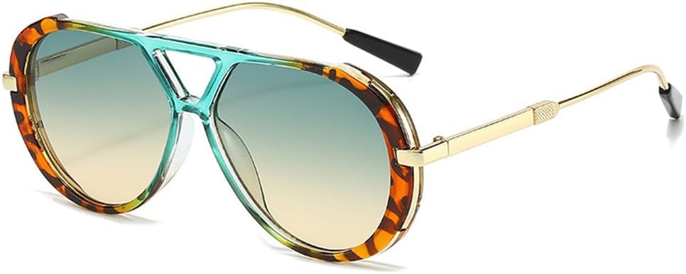 

Солнцезащитные очки в стиле ретро овальной оправы из металла, модель 2027, для женщин и мужчин, винтажные солнцезащитные очки в черной оправе, защита от УФ-излучения UV400 MTZJH, C6