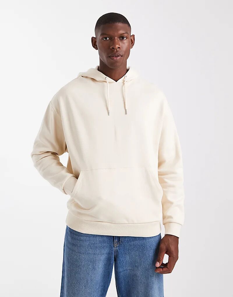 

Толстовка оверсайз от ASOS DESIGN Essentials в цвете «кремовый»