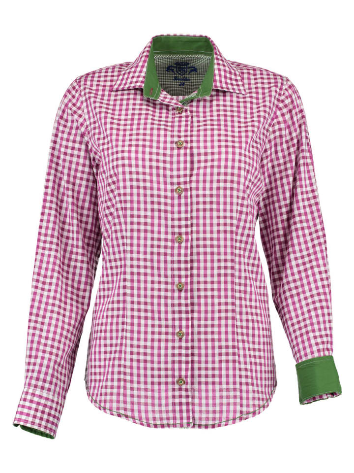 

Традиционная блузка Prigmi темно-красного цвета OS-Trachten