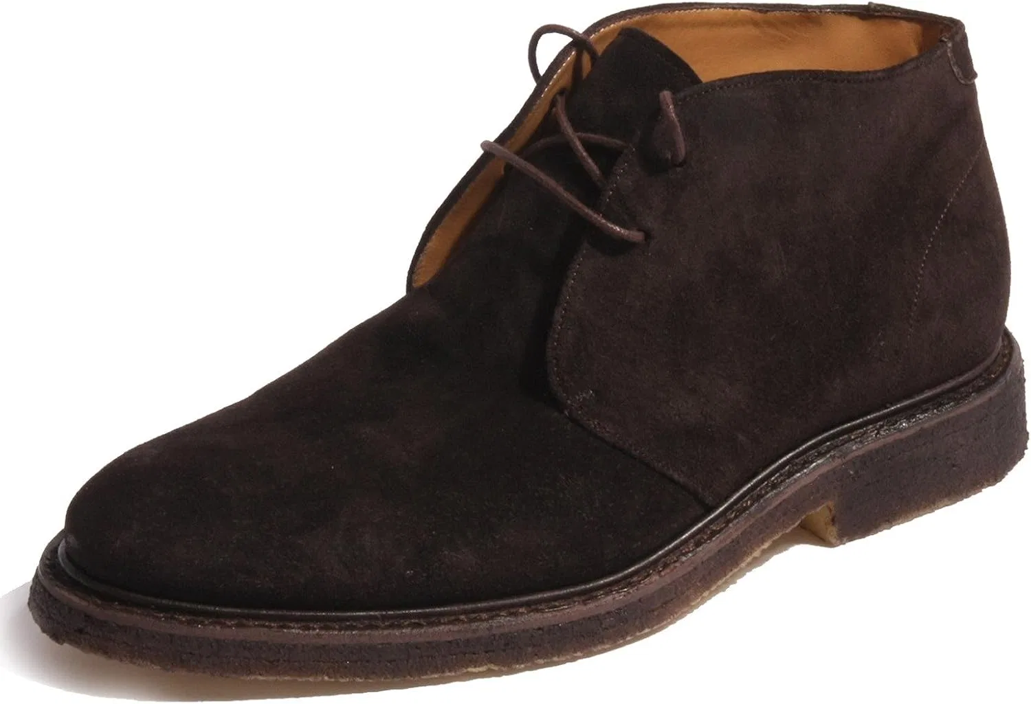 CORDWAINER B0200 Polacchino Uomo Kim Marrone Коричневые мужские ботинки