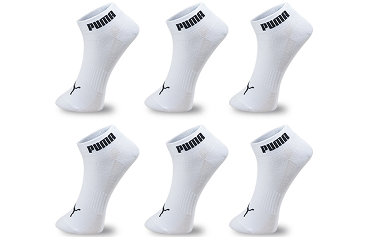 

Носки унисекс PUMA, 2-Piece 6-Pack (White)