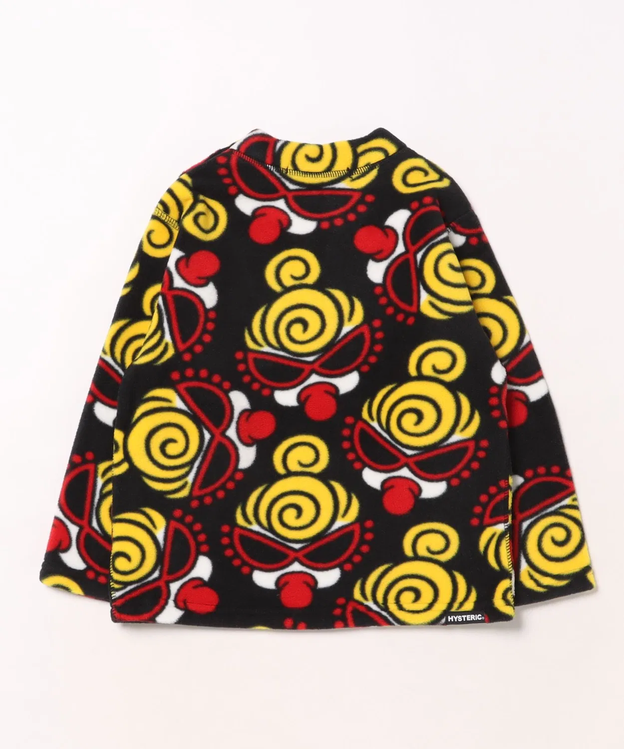 Свитшот детский MY FIRST HYSTERIC MINI FACE из микрофлиса, белый — фото 2