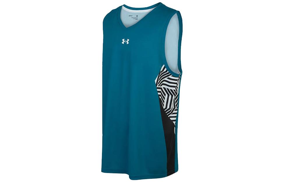 

Футболка баскетбольная Under Armour зелено-голубая из коллекции Sports Life