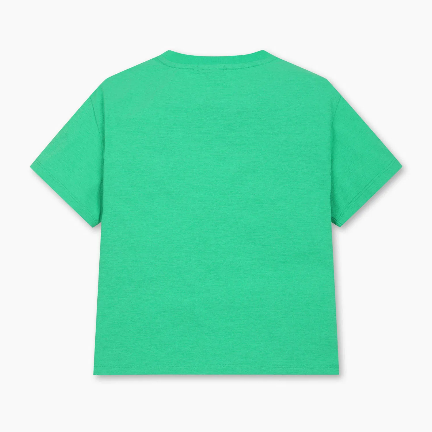 Детская функциональная футболка с графическим принтом зелёная от Benetton Kids — фото 2
