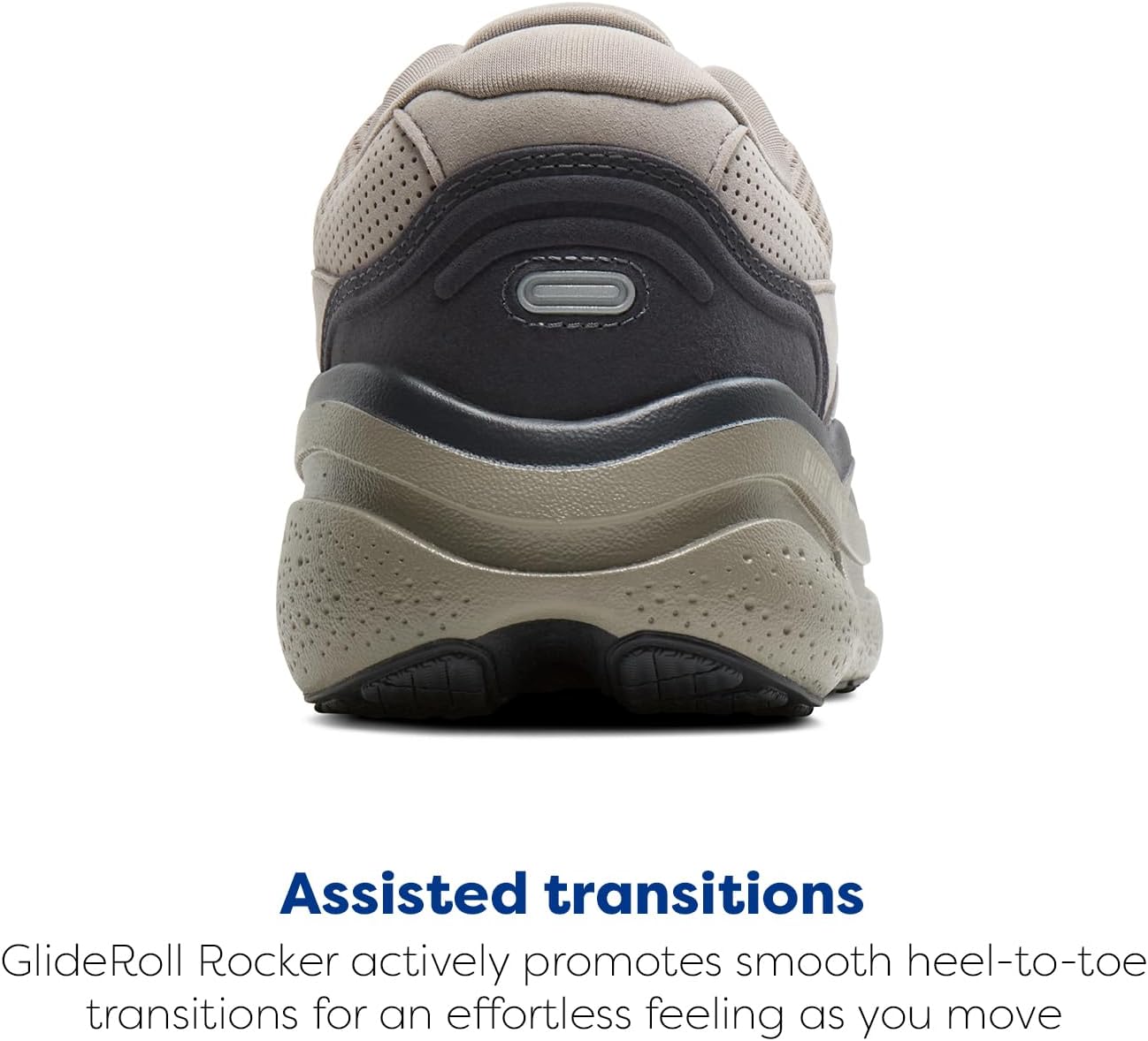 Мужские кроссовки Brooks Ghost Max из замши и кожи нейтральной модели для бега и ходьбы, Rockridge/Ebony — фото 3
