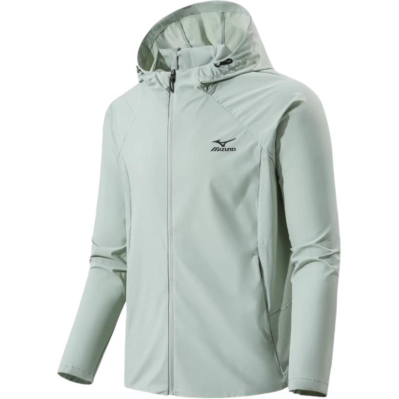 

Mizuno Мужская дышащая быстросохнущая одежда с защитой от солнца, Light Green