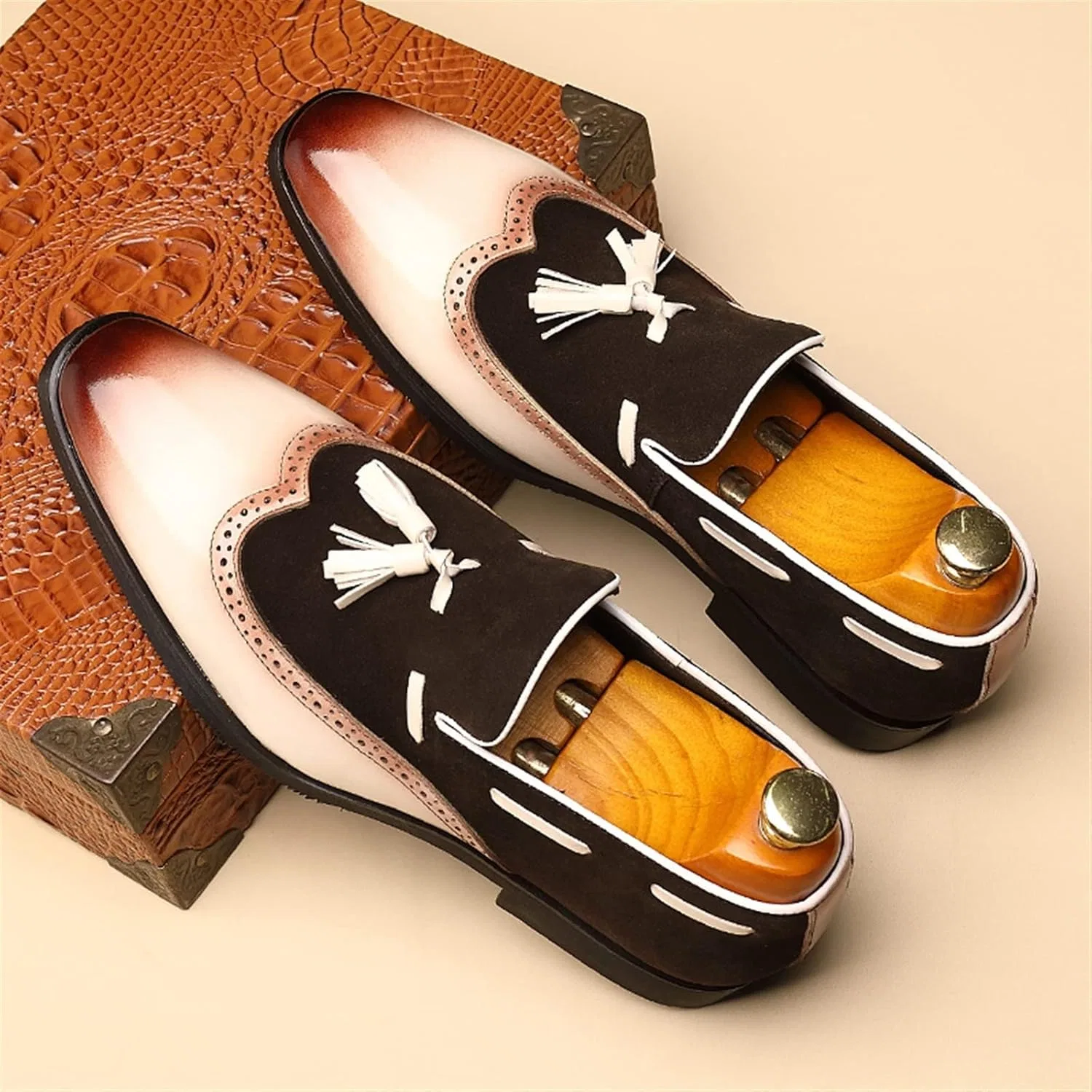 Туфли Herrenschuhe, Herren-Partyschuhe, Klassische Business-Schuhe, lässige Lederschuhe für Herren, Abendschuhe Generic, Schwarz — фото 2