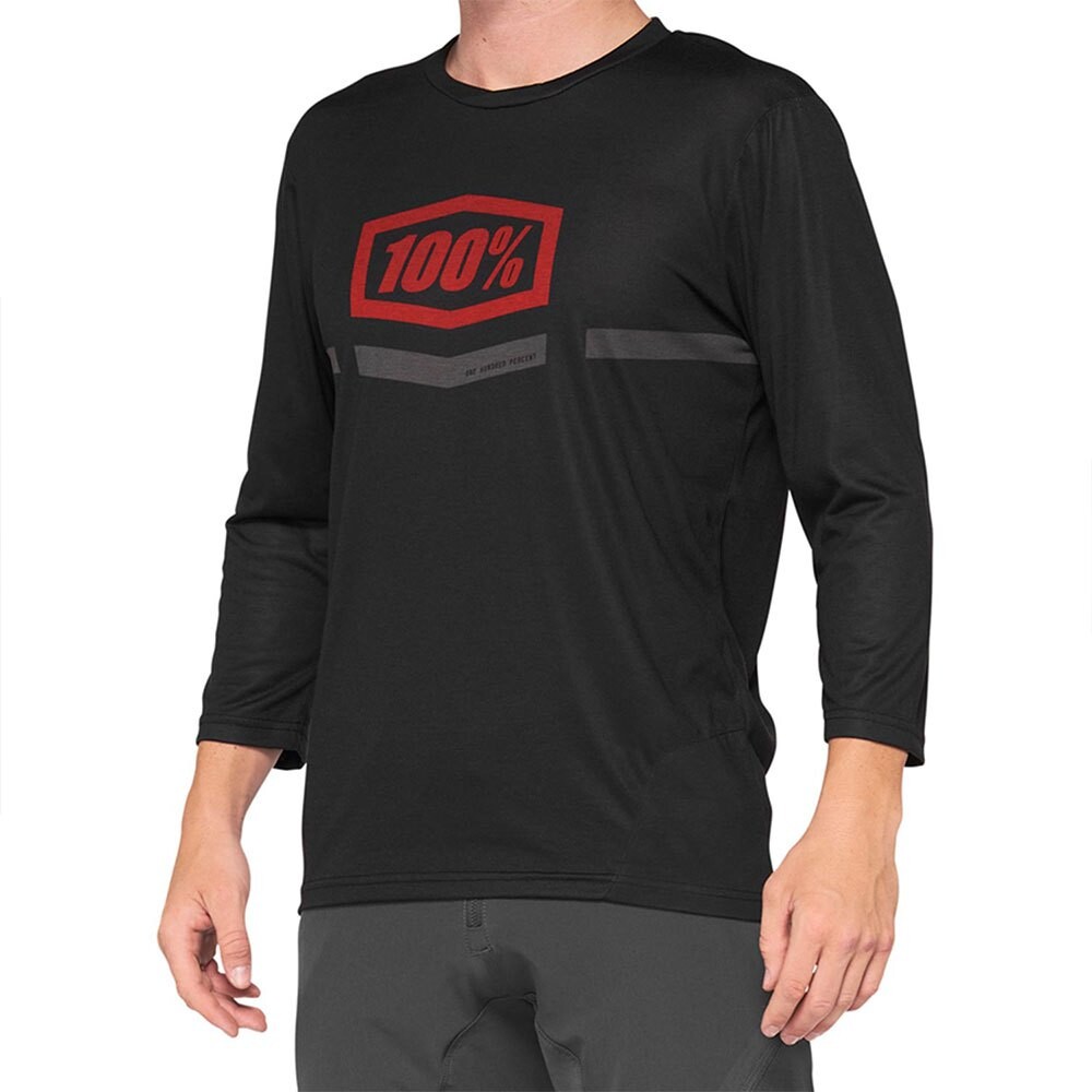 

Футболка 100percent Airmatic 3/4 Sleeve, черный