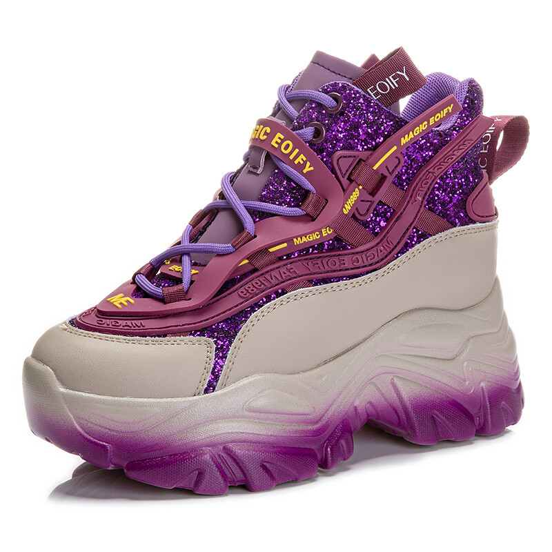 

Кроссовки женские толстые низкие Nrdrofficial, цвет Purple Blue