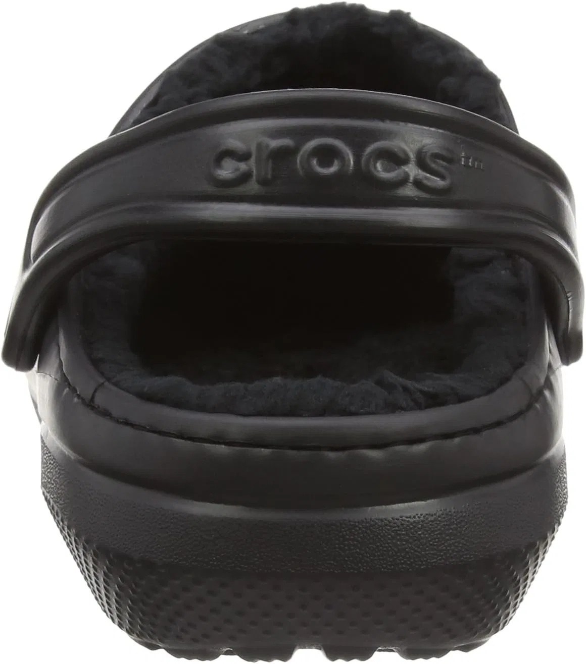 Классические сабо Crocs унисекс с подкладкой, Black — фото 3
